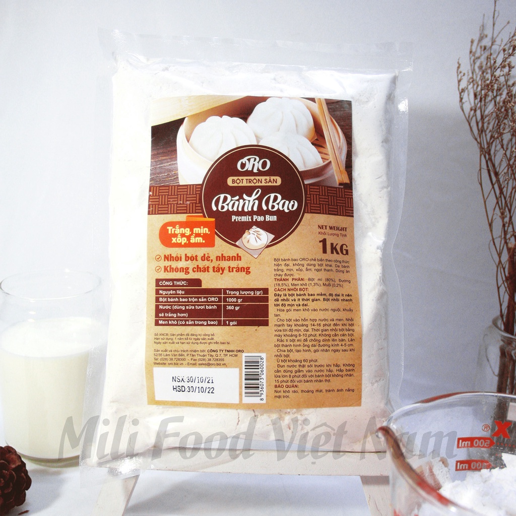 [Hảo hạng] Bột Bánh Bao ORO trộn sẵn - 1 KG