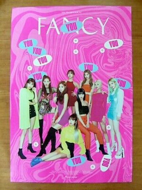 POSTER TWICE OFFICIAL - What is love, Summer nights, Fancy, Feel Special, Yes or yes