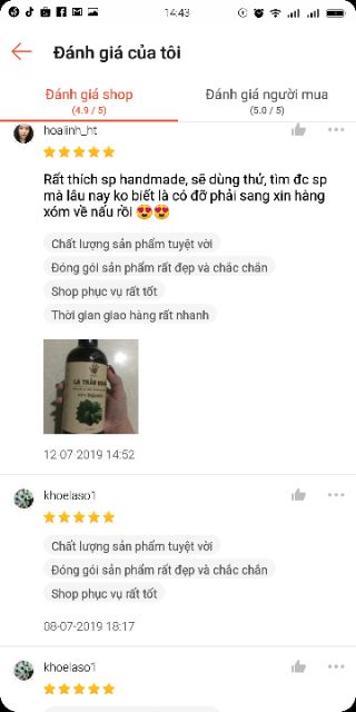 500ml Nước cất lá trầu không - Tinh chất lá trầu không