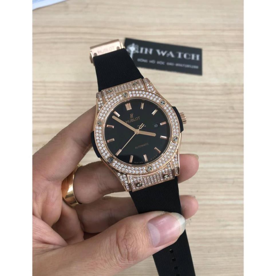 [Máy cơ Nhật Bản] Đồng hồ nam Hublot siêu cấp full đá chống nước chống xước