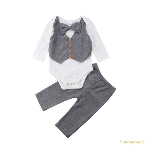 Bộ Áo Liền Quần Kiểu Dáng Trang Trọng Cho Bé Trai
