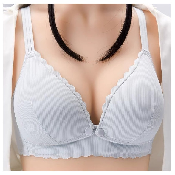 Áo lót bầu su tăm_áo ngực bầu mặc sau sinh cho bé ti tiện lợi