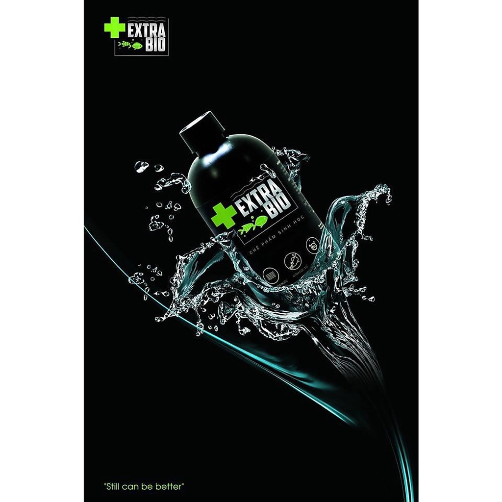 Vi Sinh Làm Trong Nước Bể Cá Cảnh Extra Bio 125ML, 250ML, 500ML, 1000ML