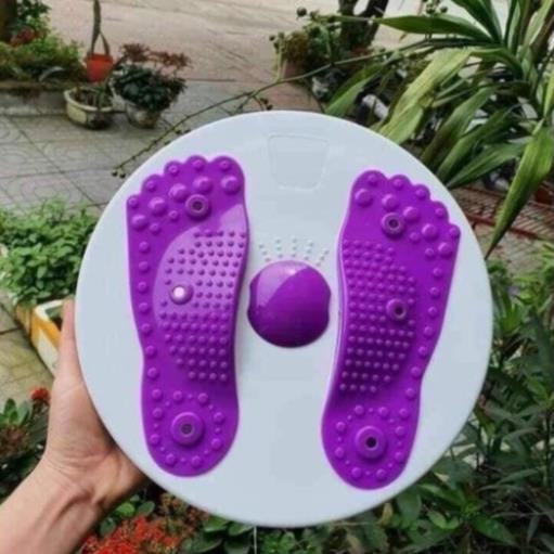 Bàn xoay eo 360 độ tập thể dục giảm cân tại nhà - Đĩa xoay eo thiết bị tập thể dục tiện lợi giảm cân vóc dáng