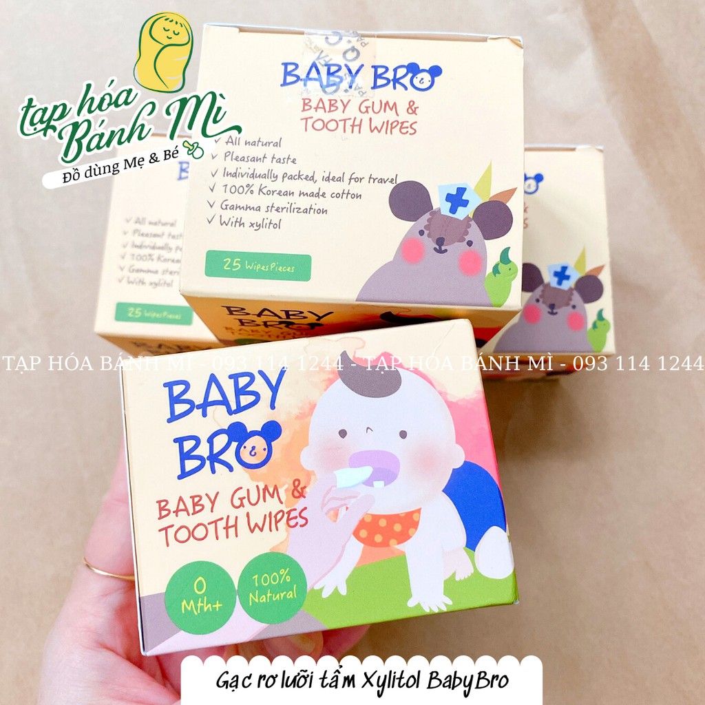 Gạc rơ lưỡi BabyBro HQ cho bé