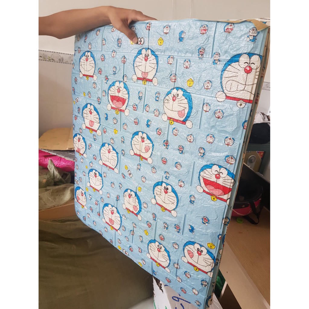 [Free Ship] XỐP DÁN TƯỜNG HOẠT HÌNH DORAEMOM, HELLOKITTY LOẠI 1