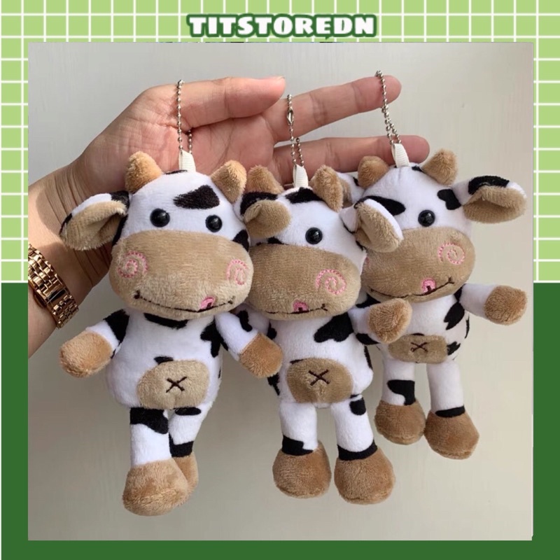 Móc khoá bò sữa ulzzang siêu cute (hình thật)