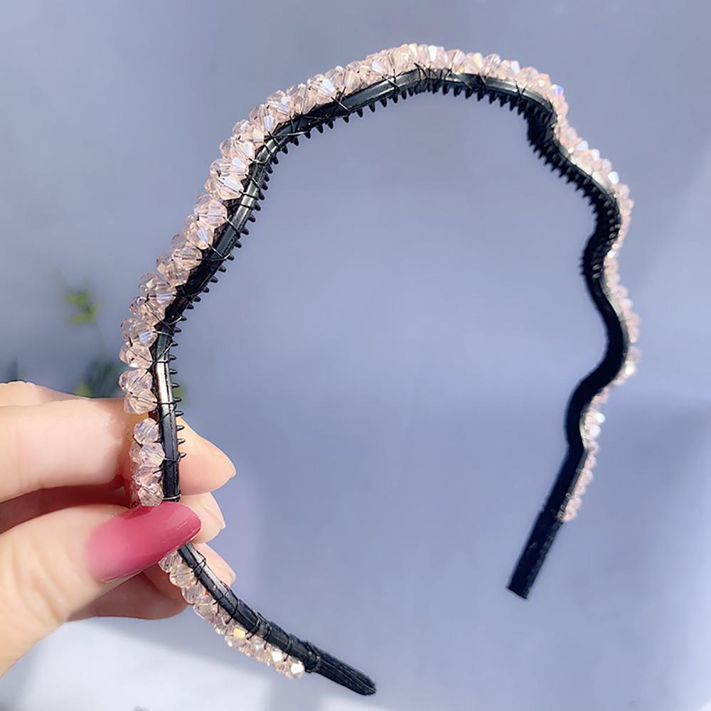 Băng Đô Cài Tóc Đính Hạt Sang Trọng Cho Nữ WMES15H