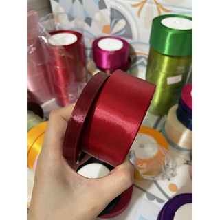 RUY BĂNG LỤA NHIỀU MÀU KHỔ 1CM/2CM