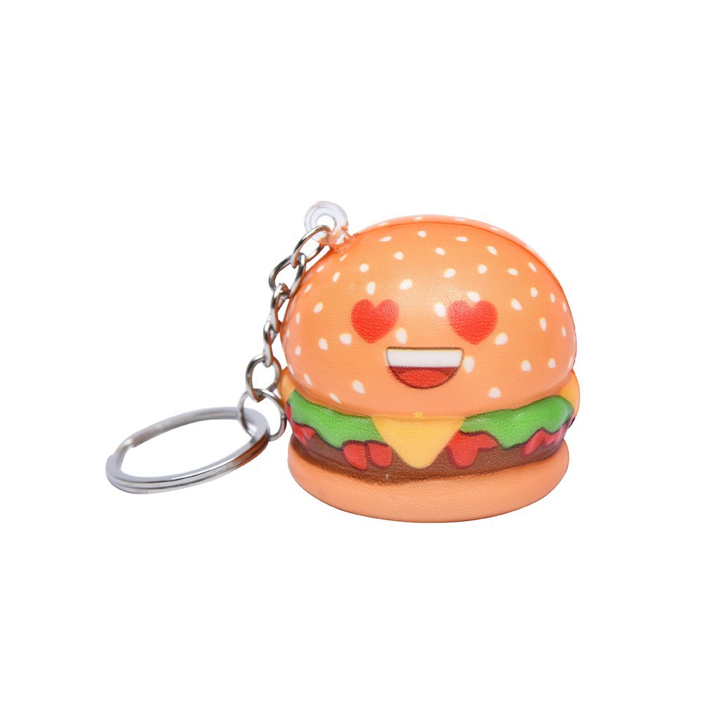 Móc khóa hình bánh hamburger - Duonghieu6789