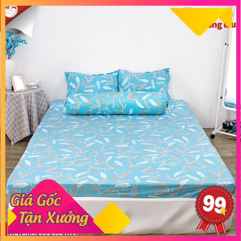 Bộ Ga Gối 4 Món Cotton Polly In Hình 3D 👉 Luxurybeding Chăn Ga Gối