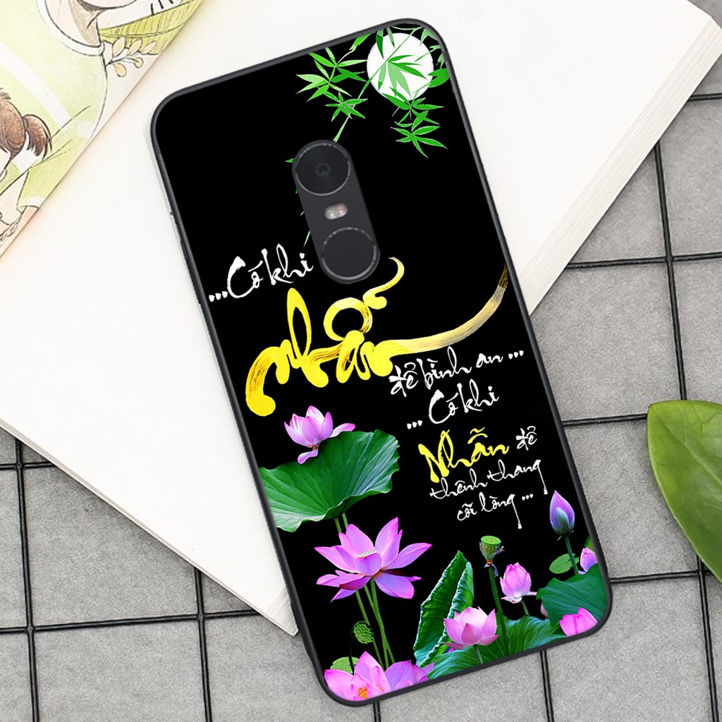 Ốp lưng Xiaomi REDMI NOTE 4 / NOTE 4X / REDMI 5 PLUS in hình chữ tài chữ lộc, Cha Mẹ, bình an SIÊU ĐẸP