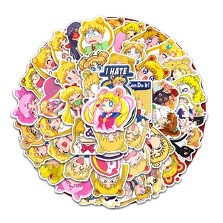 Set 50 Unique Sailor Moon Decorative Stickers