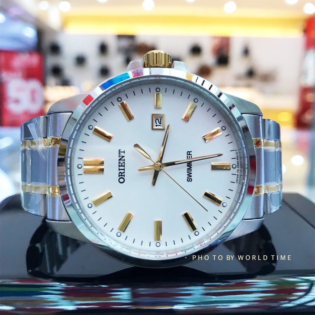 Đồng Hồ Nam Orient SUNE5001W0 Chính Hãngn, Full Box, Chống nước, Bảo Hành 3 năm, Dây thép