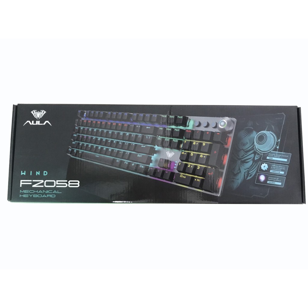 Bàn phím máy tính F2058 led  nền, bàn phím cơ, bàn phím cơ chơi game,hơn 20 chế độ led,cơ giá rẻ