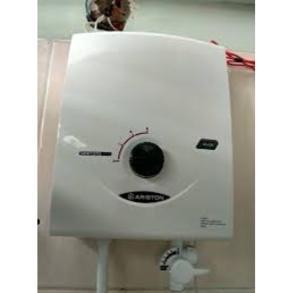 [Hàng chính hãng] Bình nước nóng chống giật trực tiếp không bơm Ariston SB35E-VN trắng chất lượng cao Mới 100%