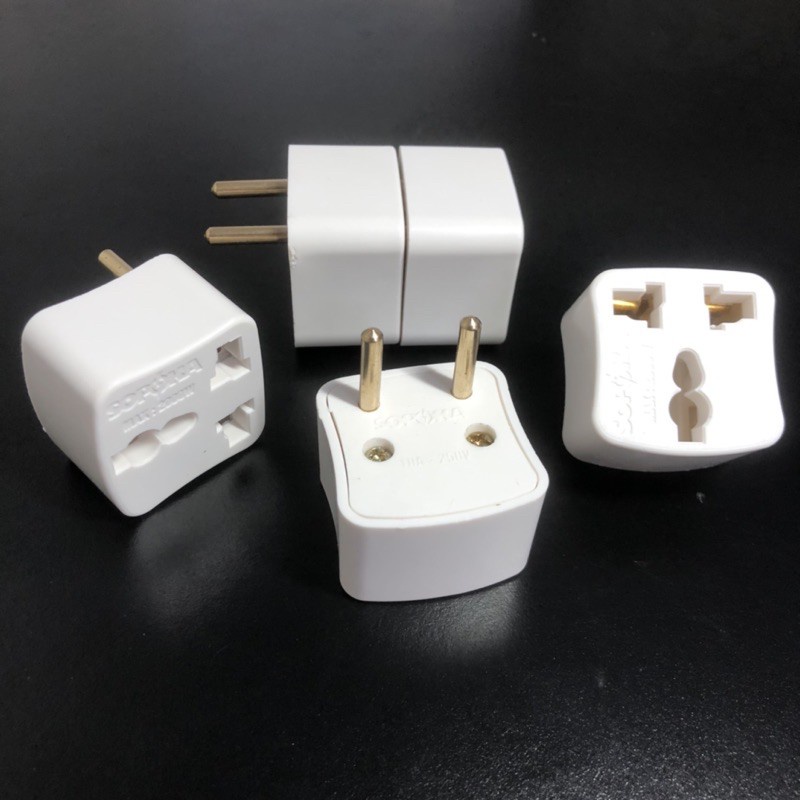 Phích cắm đa năng 3 chấu SOPOKA chịu tải 2200w chống cháy, chống chảy