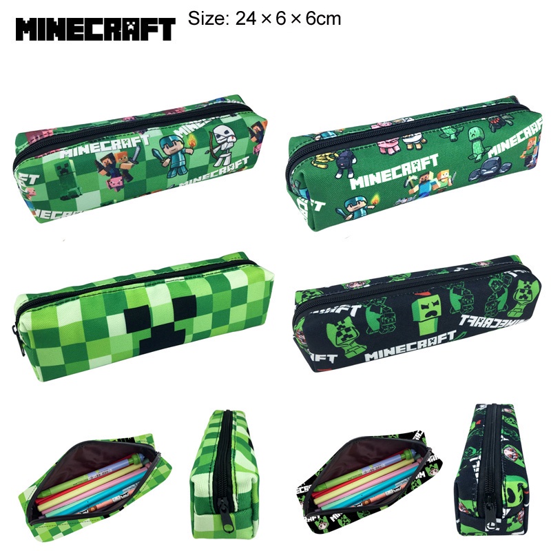 Túi Đựng Bút Tạo Hình minecraft 24 * 6cm