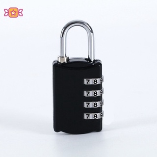 Ổ khoá mật mã 4 số bằng thép không gỉ chống cắt cho tủ tập gym/rương/vali du lịch tiện lợi