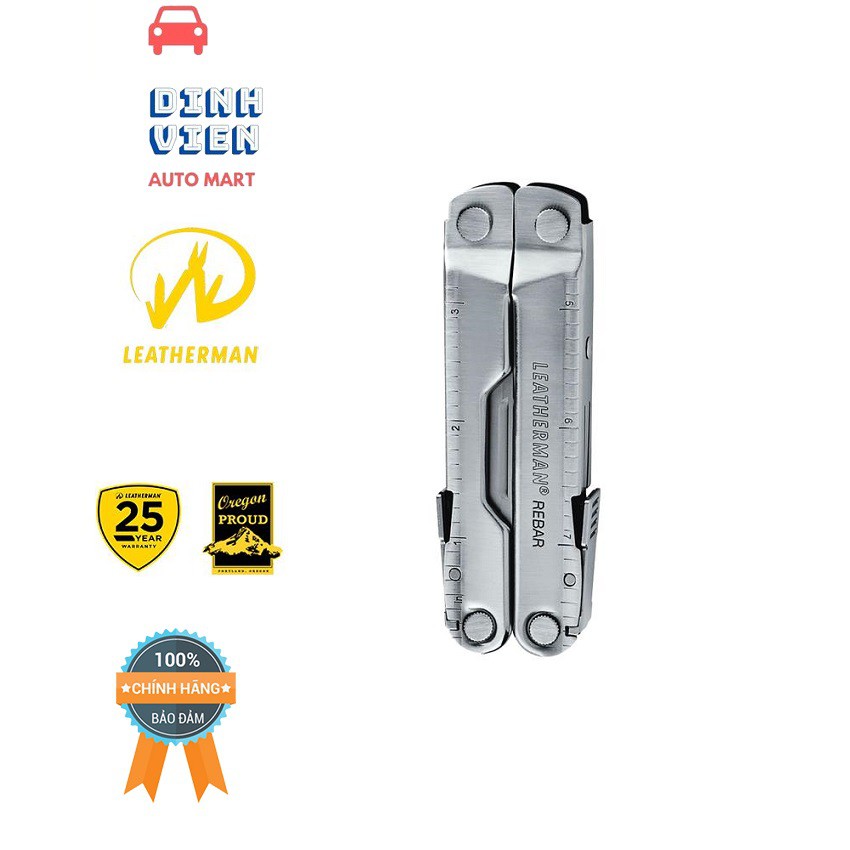 [TIỆN ÍCH] Kìm Đa Năng Leatherman Rebar 17 công cụ tính năng sẵn có để hoàn thành các công việc khó khăn trong cuộc sống