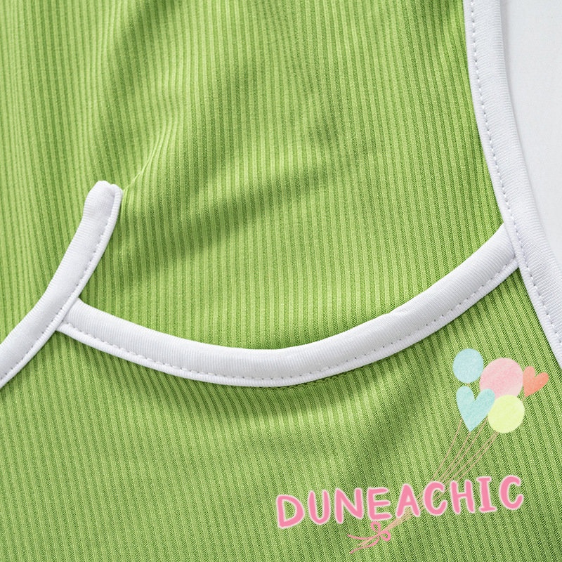 Đầm DUNEA tay ngắn cổ tròn dáng ôm thiết kế đơn giản thời trang dành cho nữ