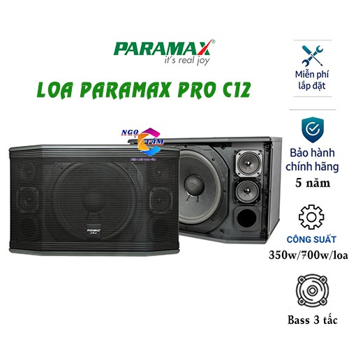[Hàng Chính Hãng] Loa PARAMAX PRO-C12