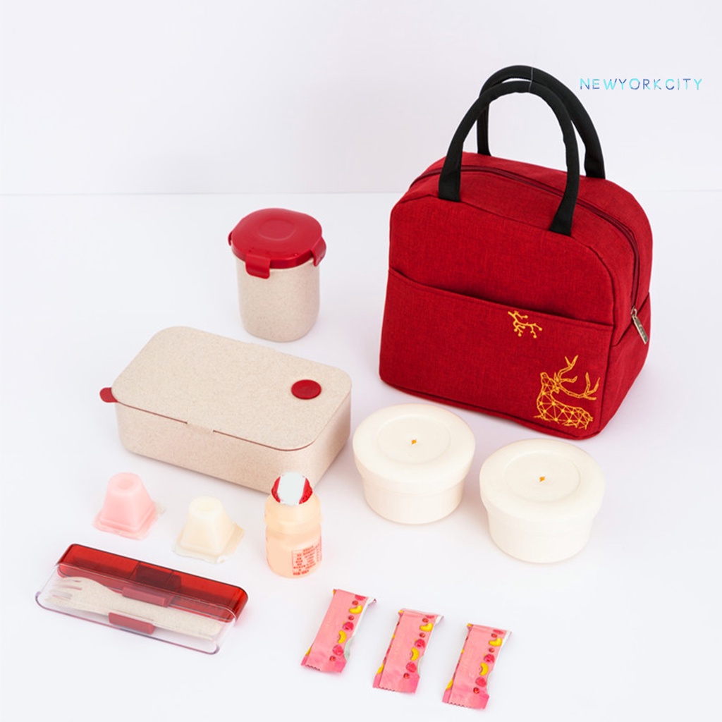 Túi Đựng Cơm Trưa NYC Lá Nhôm Giữ Nhiệt Sức Chứa Lớn