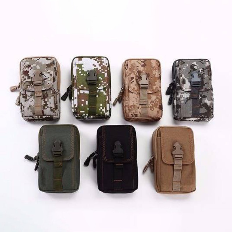 Túi Đeo Hông Đựng Điện Thoại Bằng Nylon Phong Cách Quân Đội