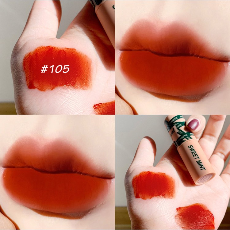 Son tint matte velvet siêu mềm môi siêu bền màu Mỹ phẩm nội địa Trung giá học sinh sinh viên | BigBuy360 - bigbuy360.vn