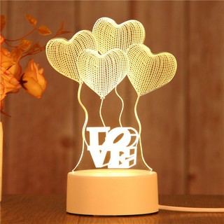 Đèn ngủ 3D ❤️ Quà tặng sinh nhật