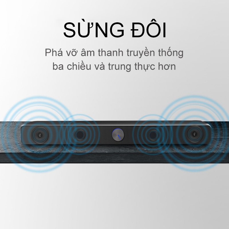 Loa Super Bass SADA V-193 Âm Thanh Vòm 3D Cực Sang Dùng Cho Máy Tính Vi Laptop PC Tivi Nghe Nhạc Giải Trí Cực Đã -NBSADA