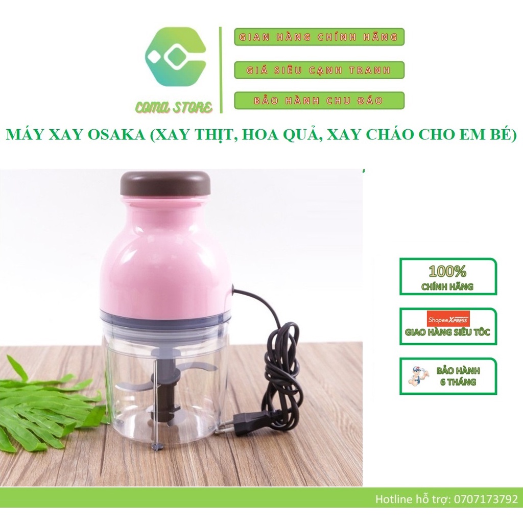 OSAKA NẮP BẰNG - MÁY XAY OSAKA (XAY THỊT, HOA QUẢ, XAY CHÁO CHO EM BÉ) SIÊU BỀN