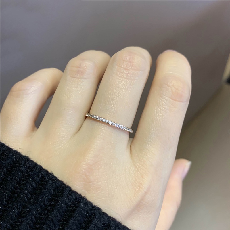 Nhẫn Đeo Tay Kim Loại Mạ Vàng 18K Thời Trang Cho Nữ