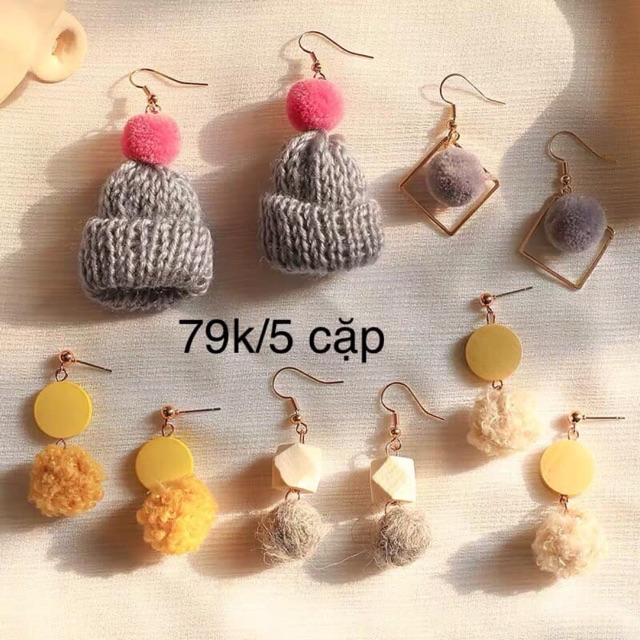 Khuyên tai 79K/ 5 cặp