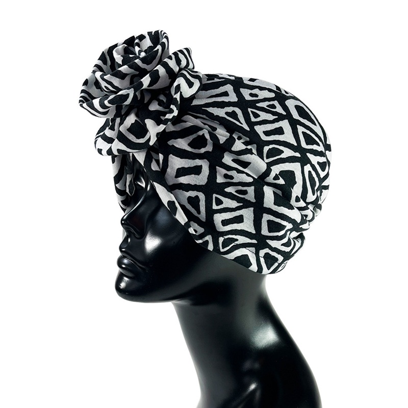 Khăn Turban Trùm Đầu In Hoa Lớn Kiểu Hồi Giáo Châu Phi Cho Nữ