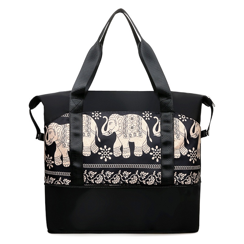 Ielgy Túi Xách Sức Chứa Lớn Có Chia Ngăn Khô Và Ướt Cho Nữ