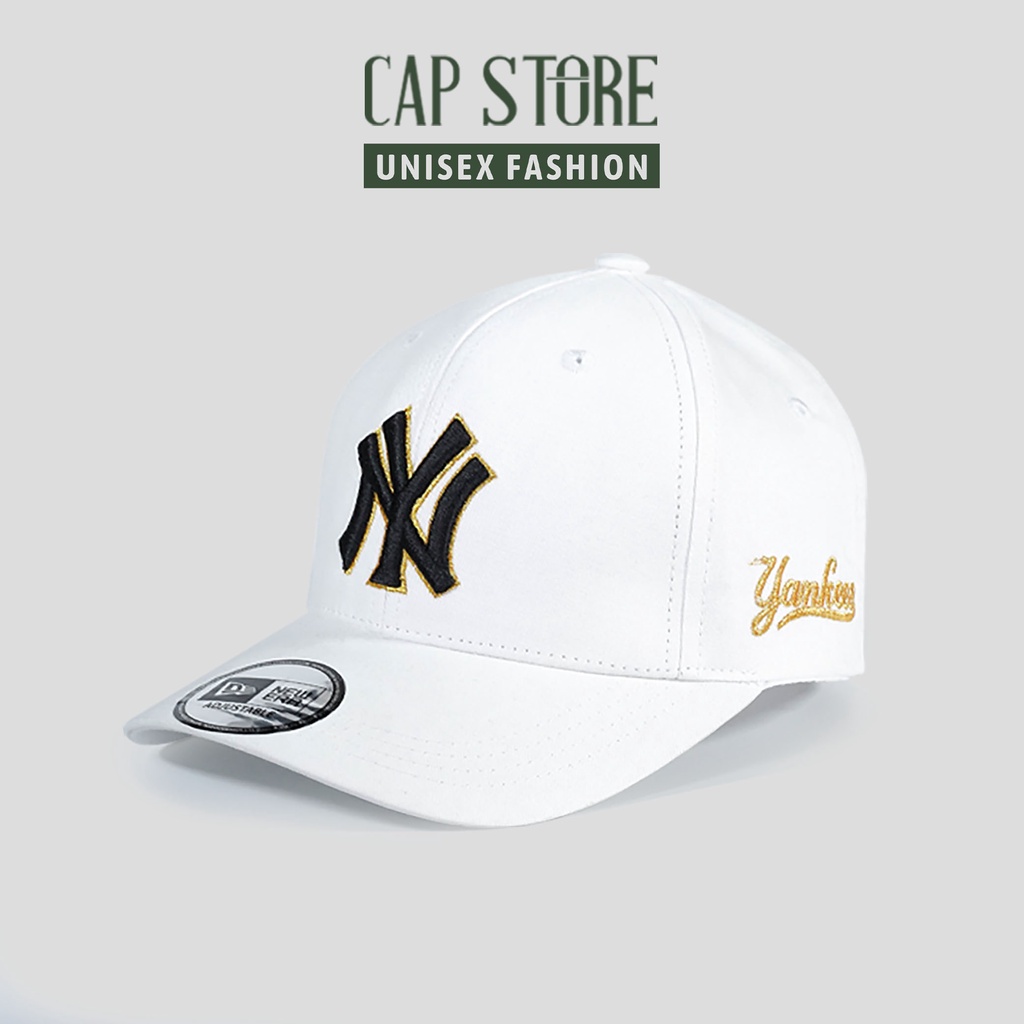 Nón lưỡi trai NY - Mũ MLB nam nữ thêu thời trang nam cao cấp full box phong cách thời trang ulzzang Capstore