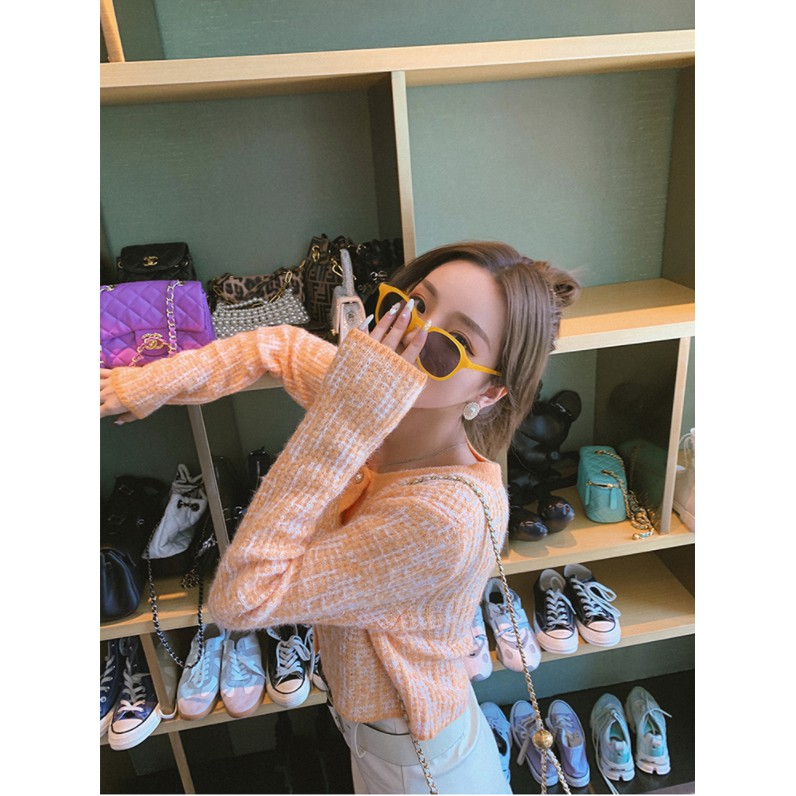 Áo Khoác Cardigan Tay Ngắn Thời Trang Thu Đông Cho Nữ 1748 | BigBuy360 - bigbuy360.vn