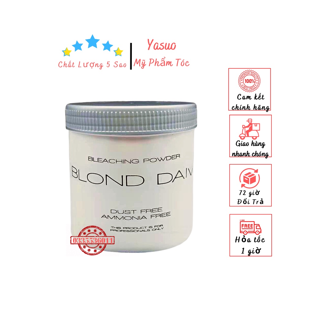 Bột Tẩy Tóc Blond Diva - Tẩy 1 lần Lên Lever 9,10