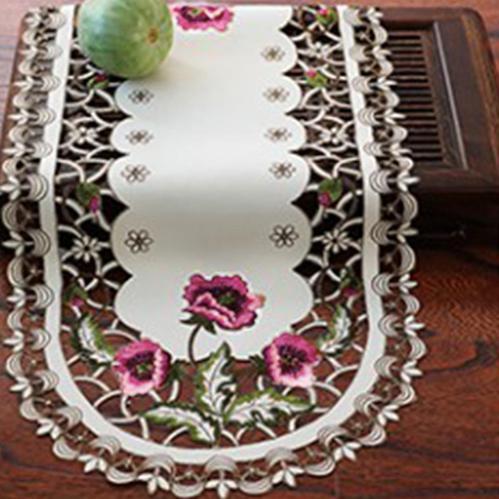 Khăn Trải Bàn Màu Hồng 30 * 45cm Trang Trí Phòng Khách