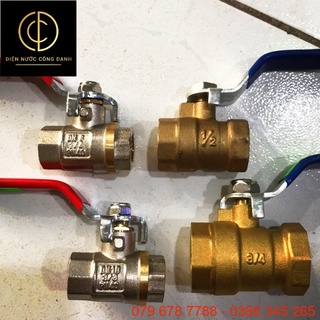 Van bi hơi 2 đầu răng trong- 1/4, 3/8, 21, 27