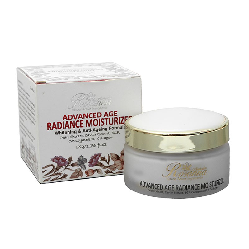 Kem dưỡng trắng da, chống lão hóa Rosana advanced age radiance moisturizer