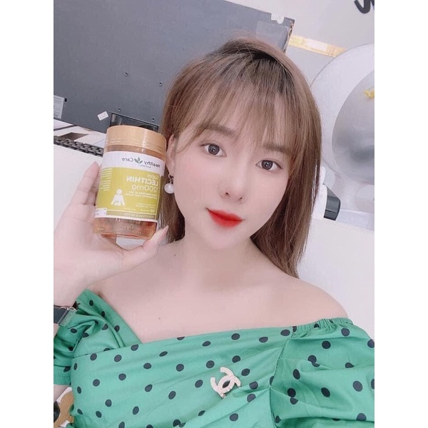 Viên Uống Đậu Nành healthy lọ 100vien giúp săn chắc Vòng 1 chính hãng