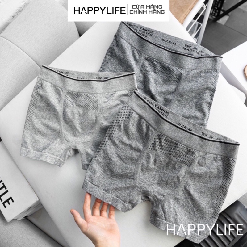 Combo 3 Quần lót sịp boxer đùi đẹp cao cấp, siêu thấm hút mồ hôi,chất vải cotton hịn🤩🤩