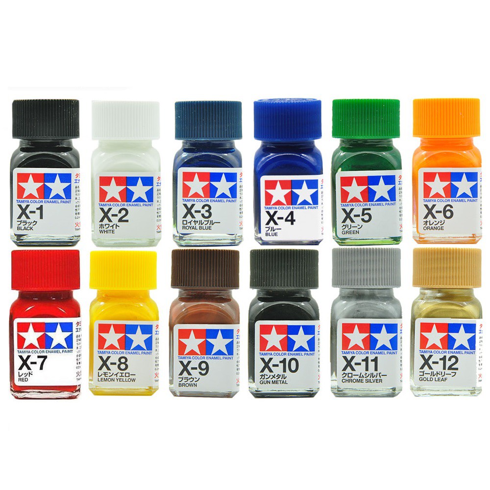 Sơn mô hình Tamiya Enamel Paint X-1 ~ X-21 [SMH]