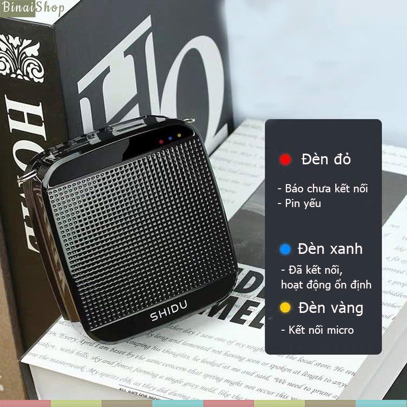 Máy trợ giảng không dây, có bluetooth Shidu SD-S613 UHF