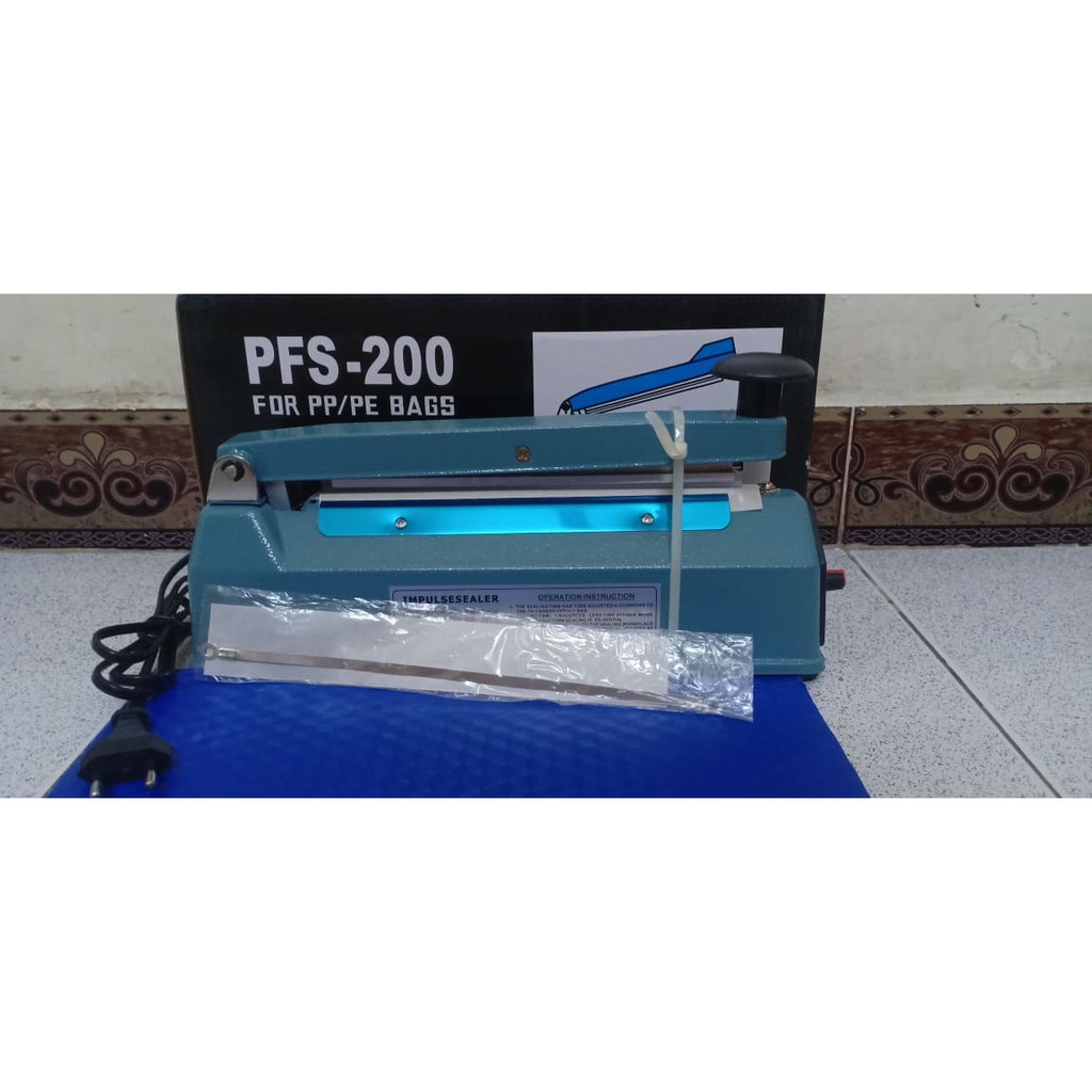 [VỎ SẮT TỐT]máy hàn miệng túi PFS 200| máy cắt ép màng co-máy hàn túi zip|MÁY ÉP MIỆNG TÚI 20 CM SẮT| Máy hàn miệng túi