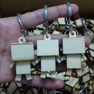 Móc khoá Danbo Gỗ