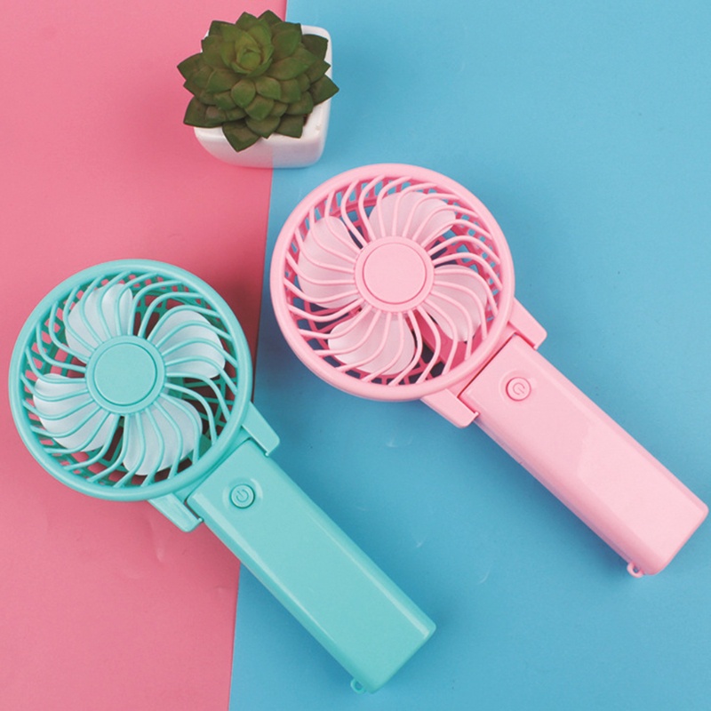 Quạt mini cầm tay dùng pin cho người lớn và trẻ em