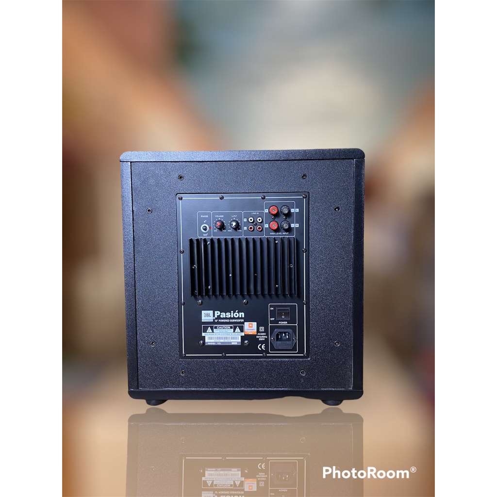 Loa Sup Trầm JBL PASION 12 Bass 30cm Uy Lực Cho Diện Tích Phòng 15-25m2. Thiết Kế Tinh Tế Chất Âm Chắc Nịch Gọn Gàng
